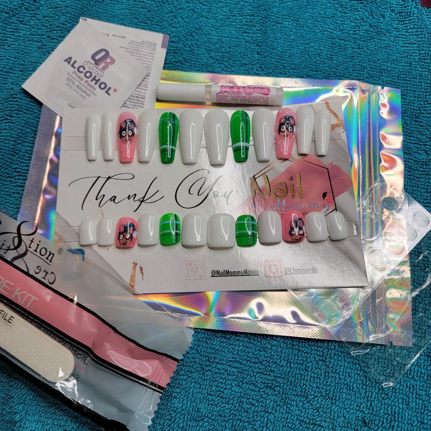Custom Character Press On Nails image 0