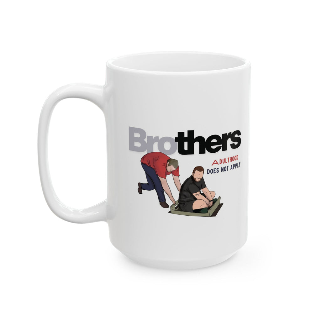 Brothers Adulthood Does Not Apply Mug | Funny Christian Brother Gift