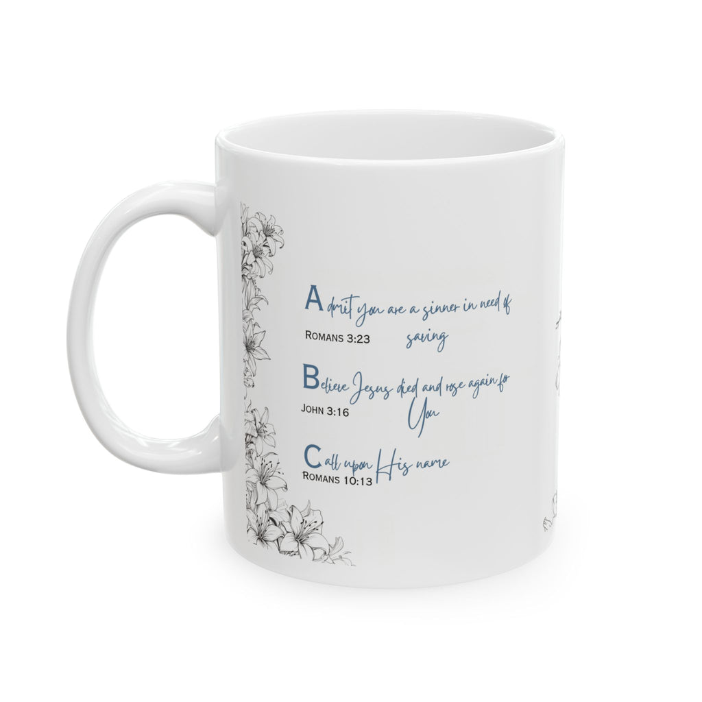 ABC Salvation Mug | Grace in Bloom | Gospel mug