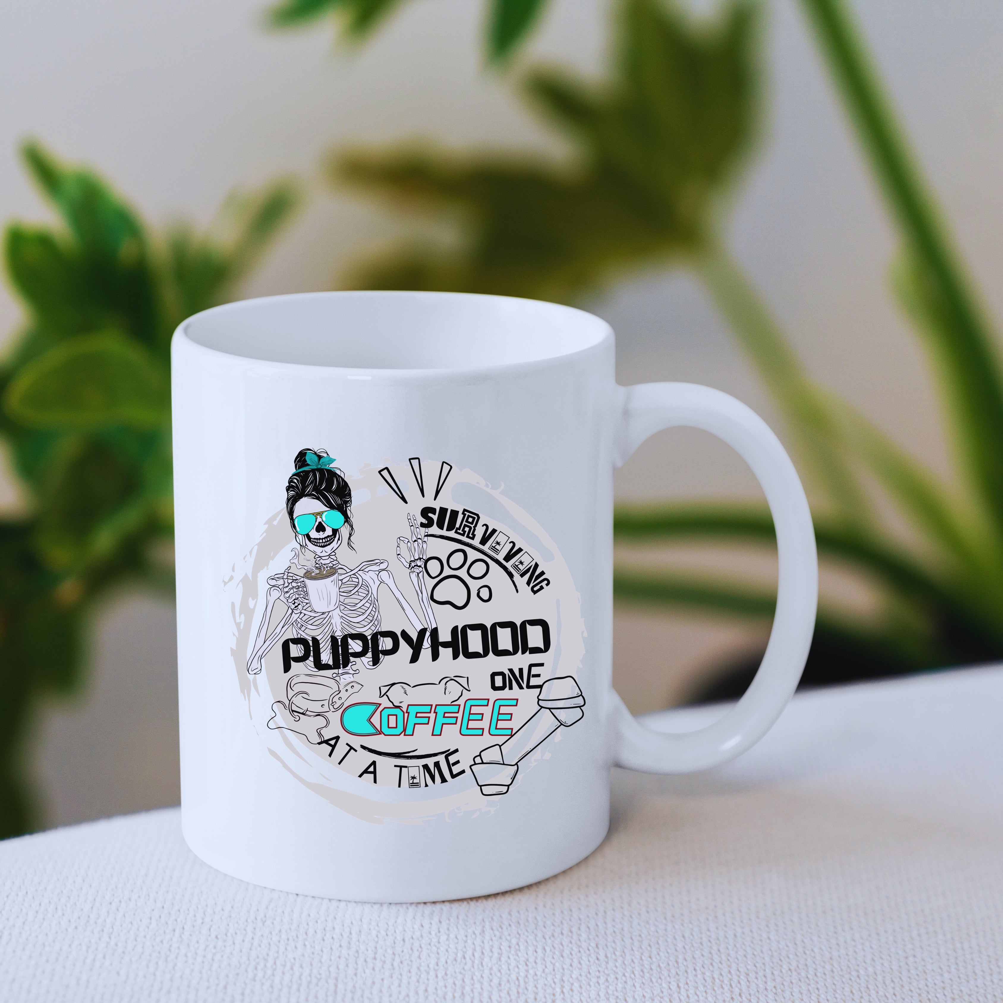 Surviving One coffee At A Time Mug image 1