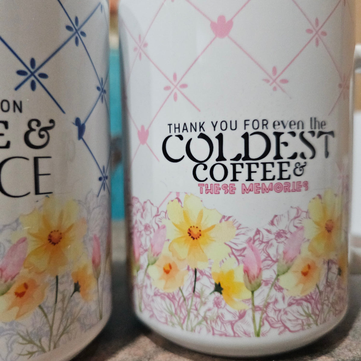 Coffee & Grace | Christian Coffee Cup - Pink