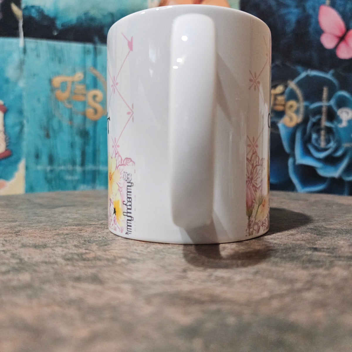 Coffee & Grace | Christian Coffee Cup - Pink