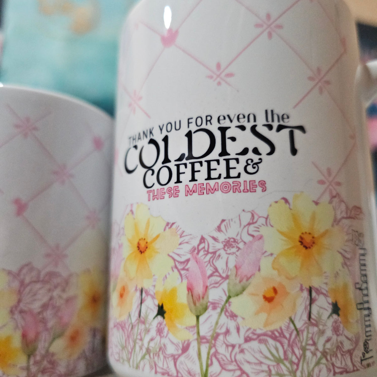 Coffee & Grace | Christian Coffee Cup - Pink