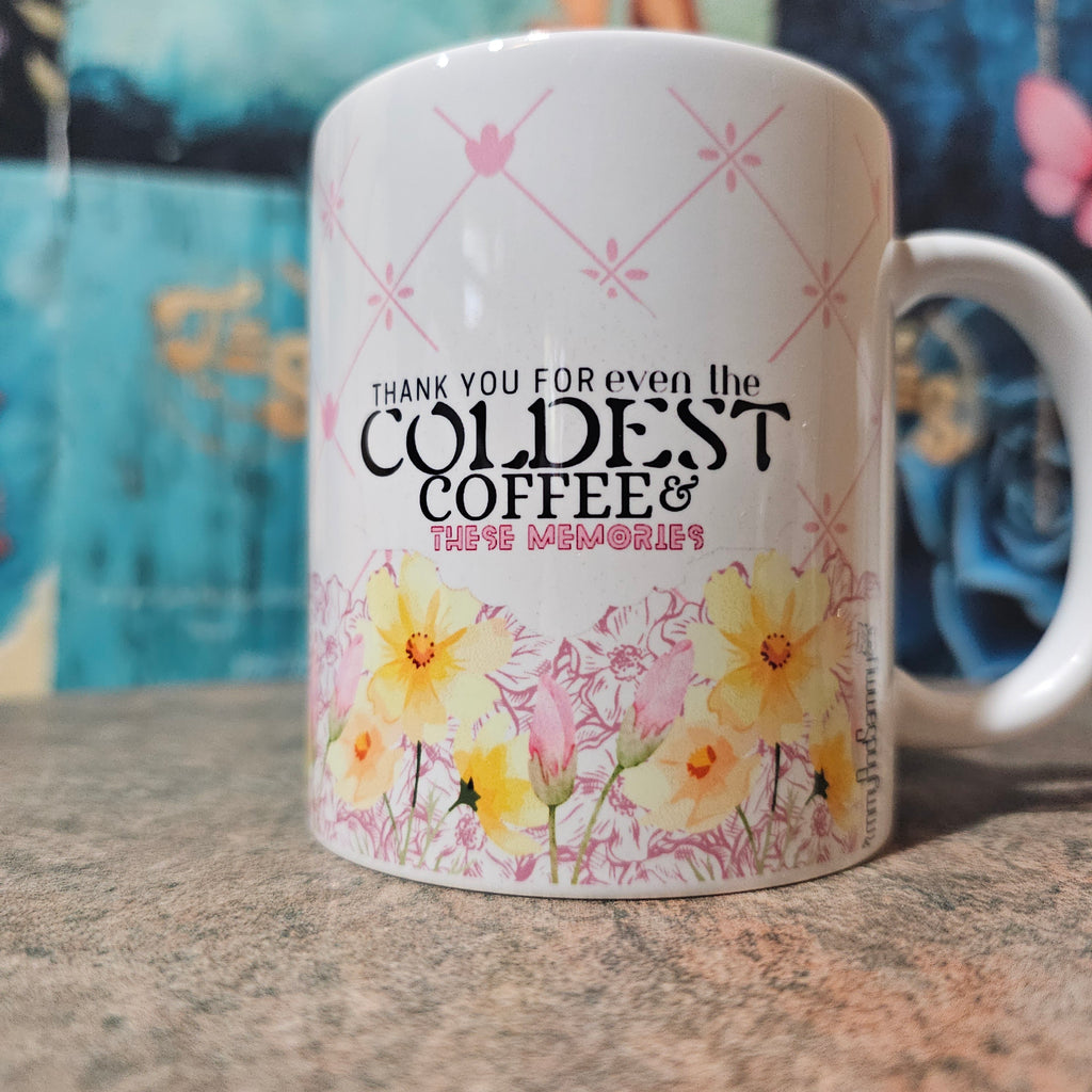 Coffee & Grace | Christian Coffee Cup - Blue
