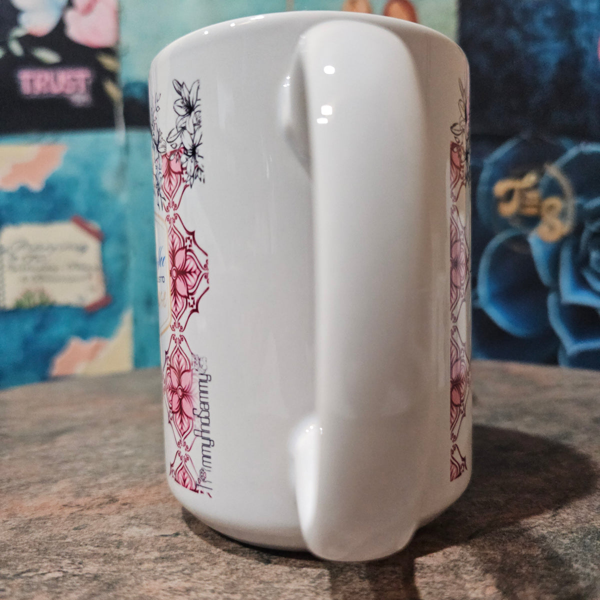 Reheating Queen | Mom Coffee Mug – Pink