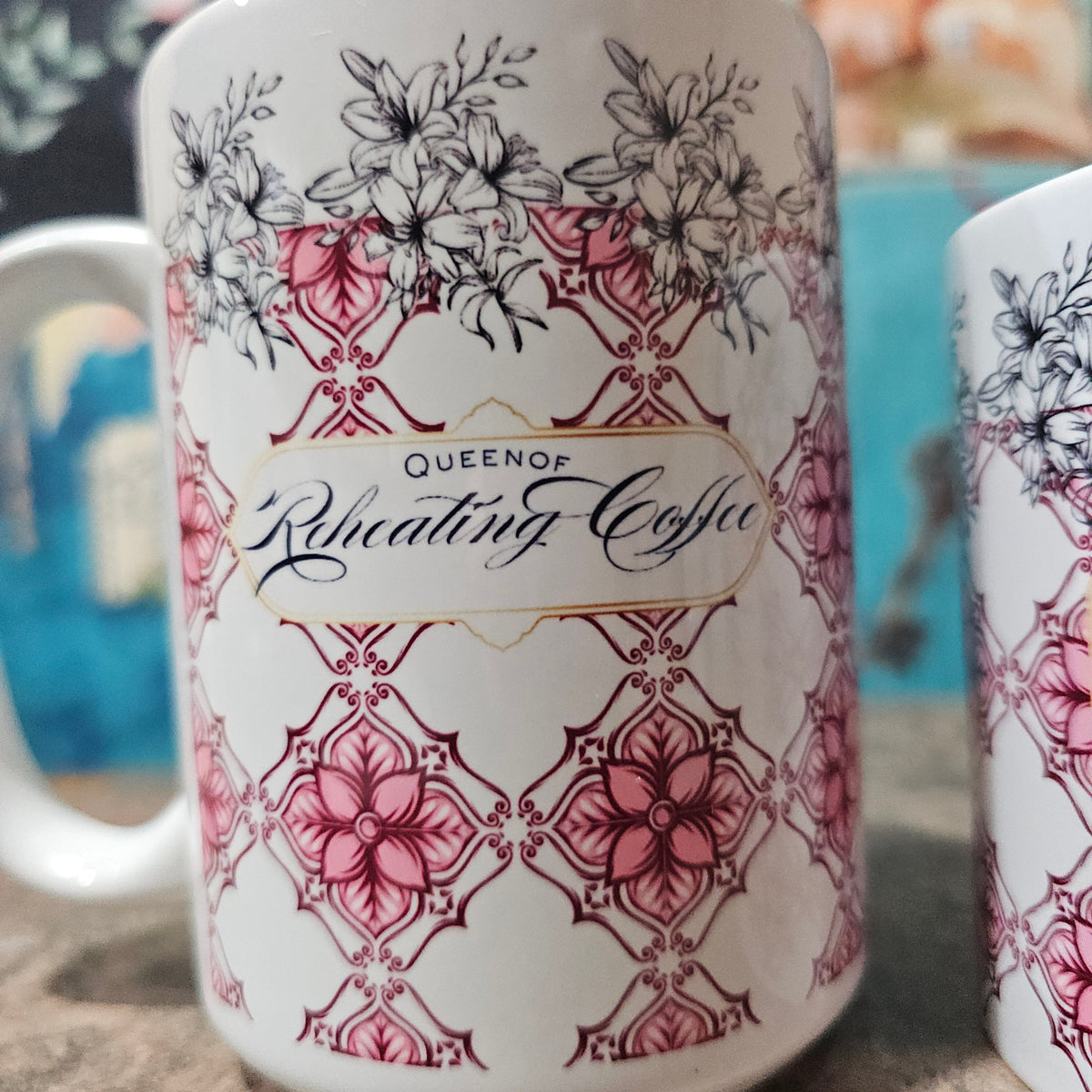 Reheating Queen | Mom Coffee Mug – Pink