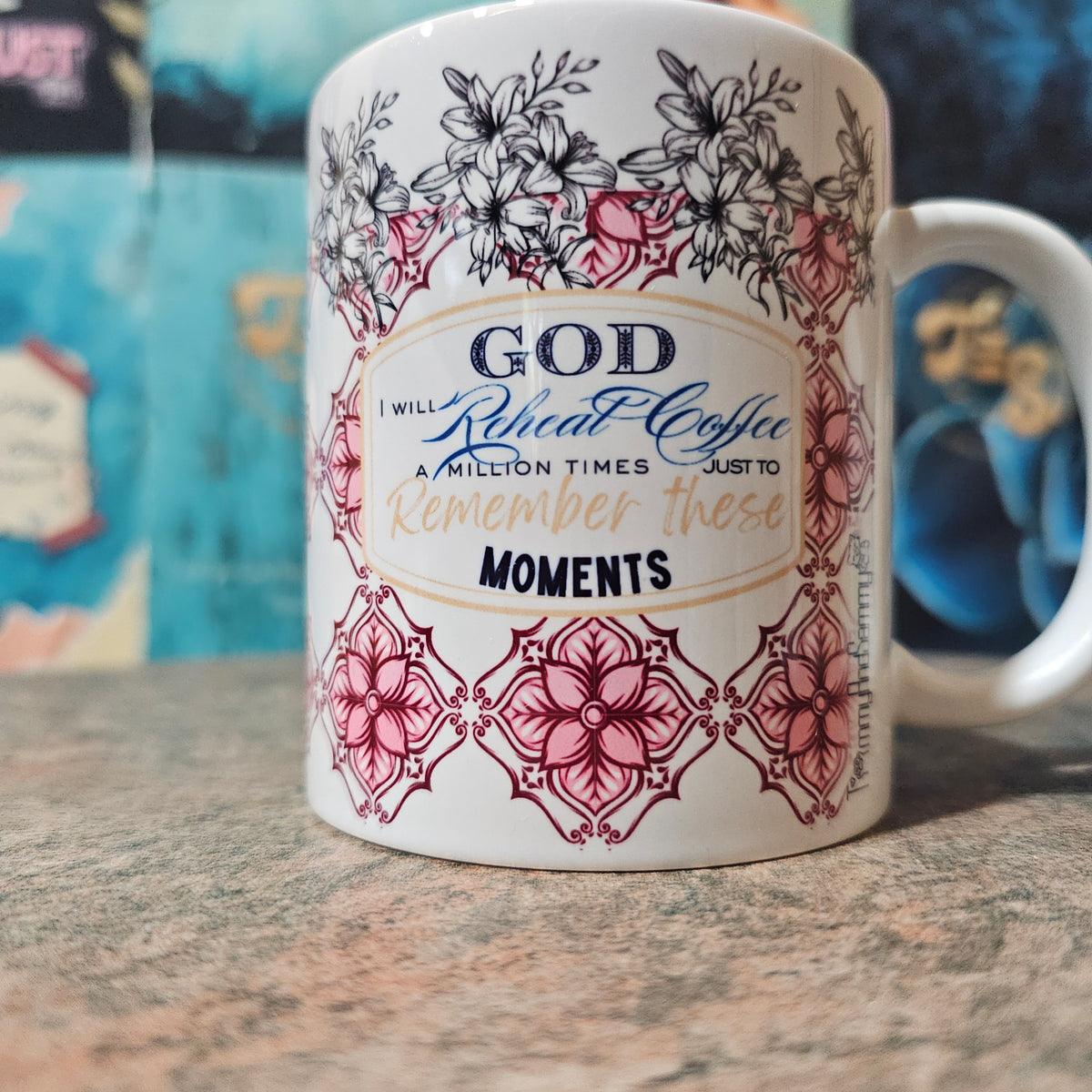 Reheating Queen | Mom Coffee Mug – Pink