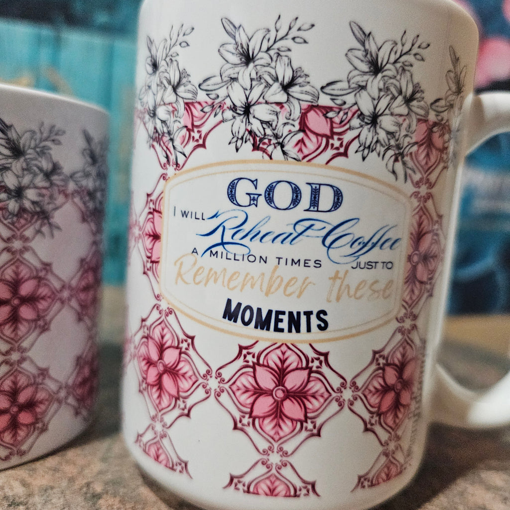 Reheating Queen | Mom Coffee Mug – Blue