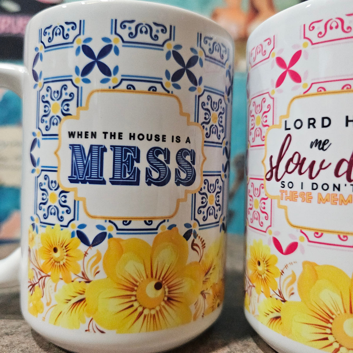 Slow Down | Christian Mom Mug – Pink