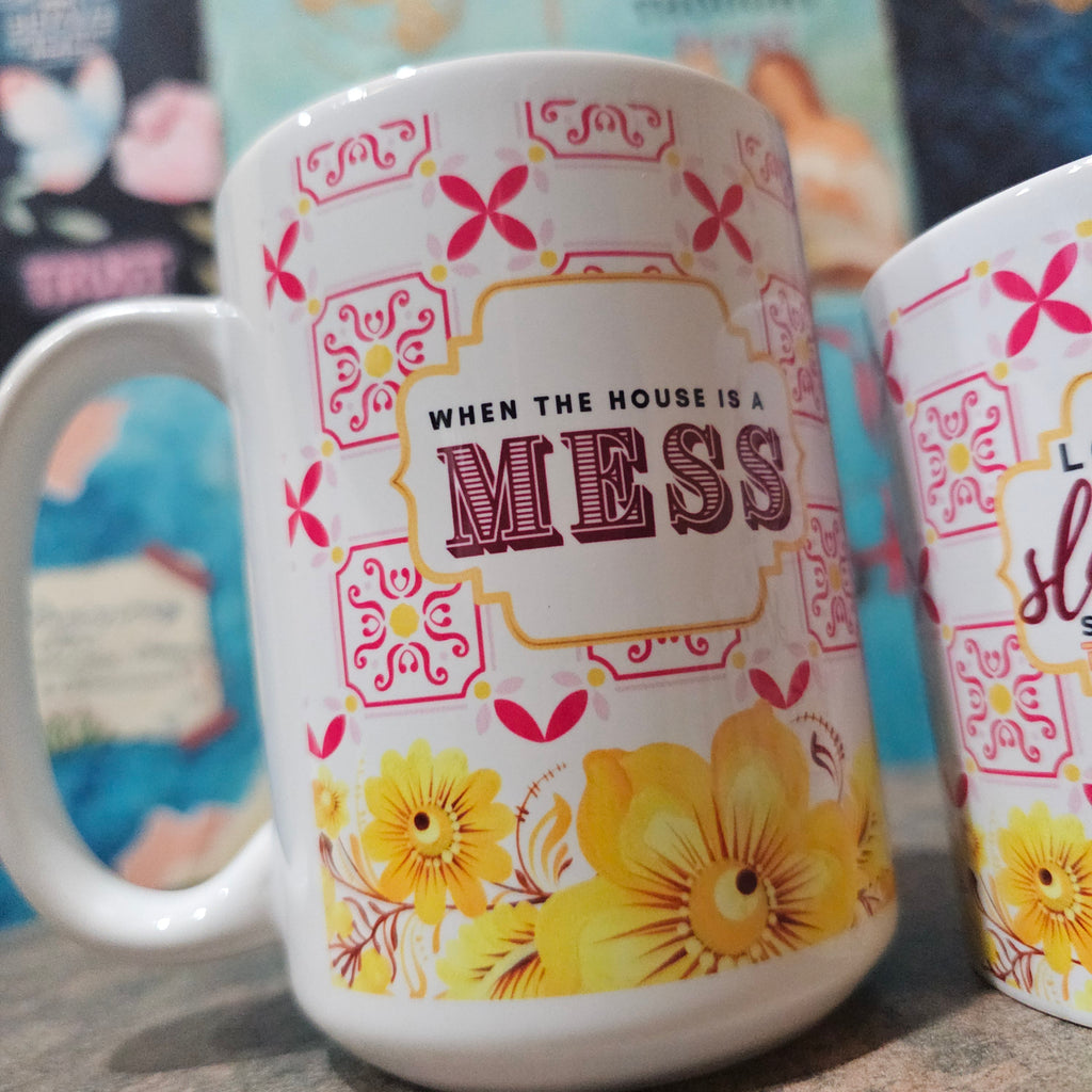 Slow Down | Christian Mom Mug – Pink