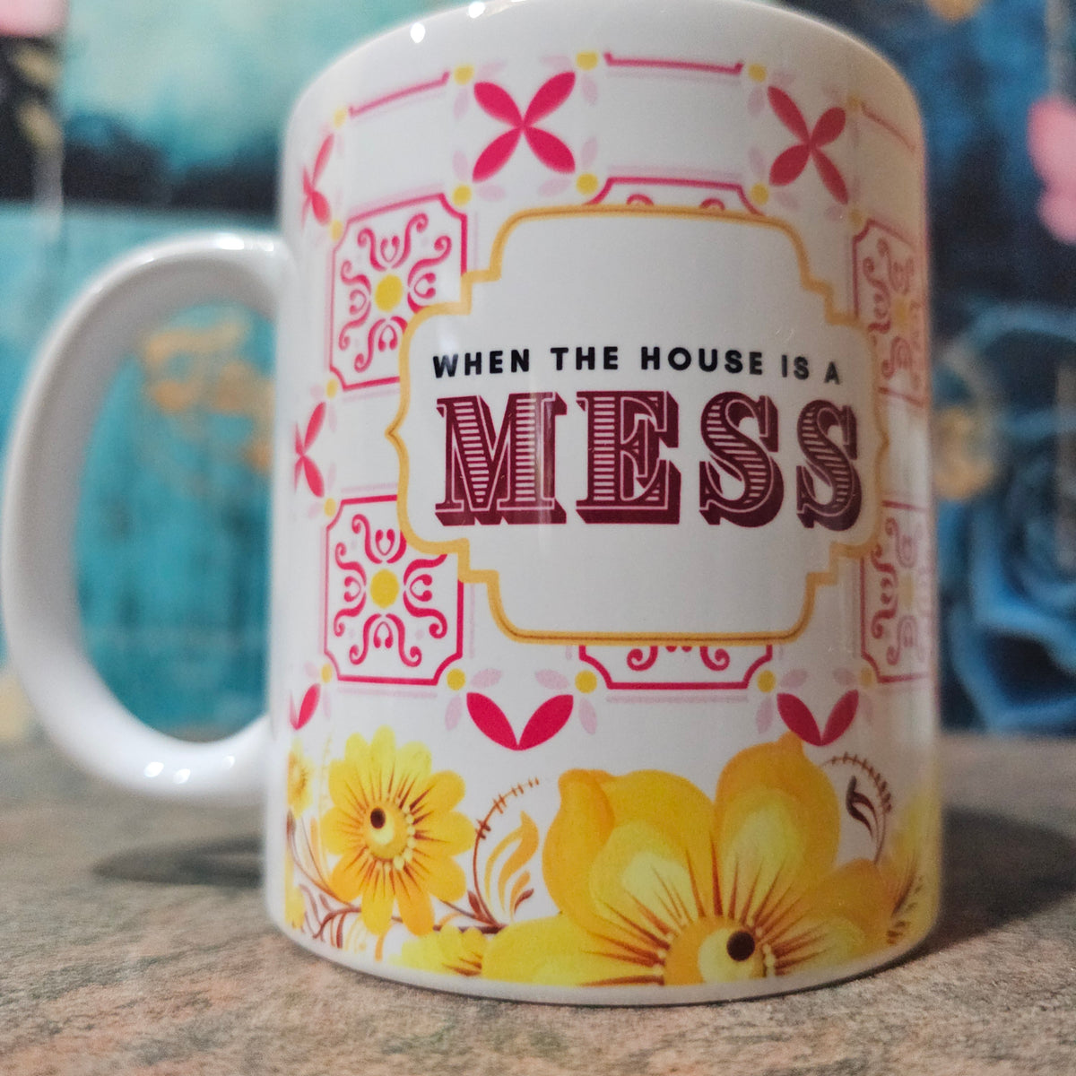Slow Down | Christian Mom Mug – Pink