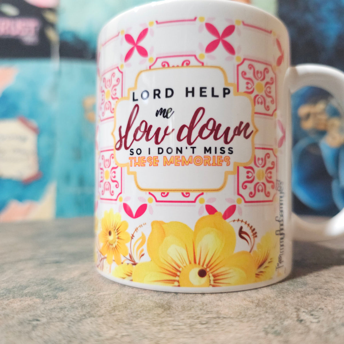 Slow Down | Christian Mom Mug – Pink