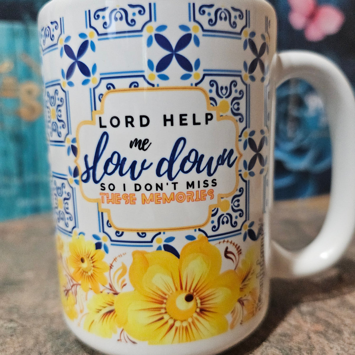 Slow Down | Christian Mom Mug – Pink