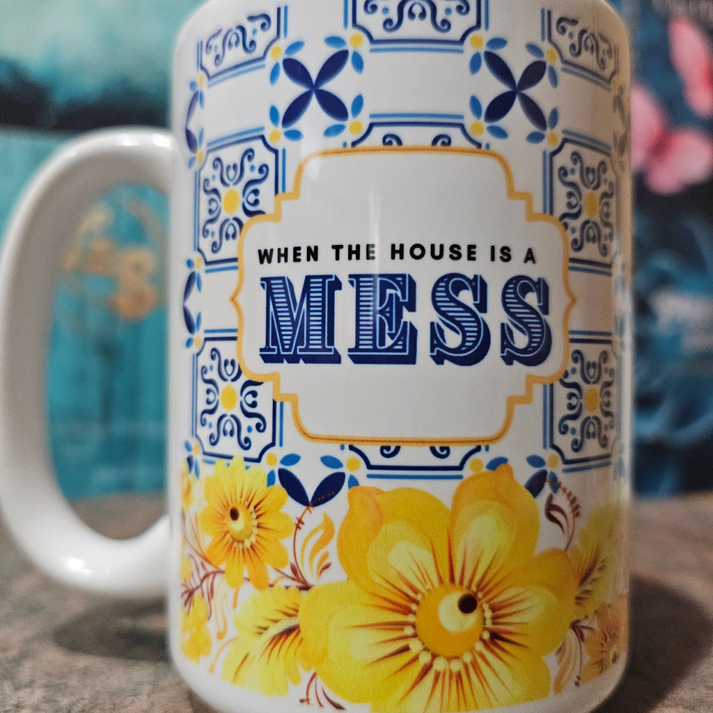 Slow Down | Christian Mom Mug – Blue