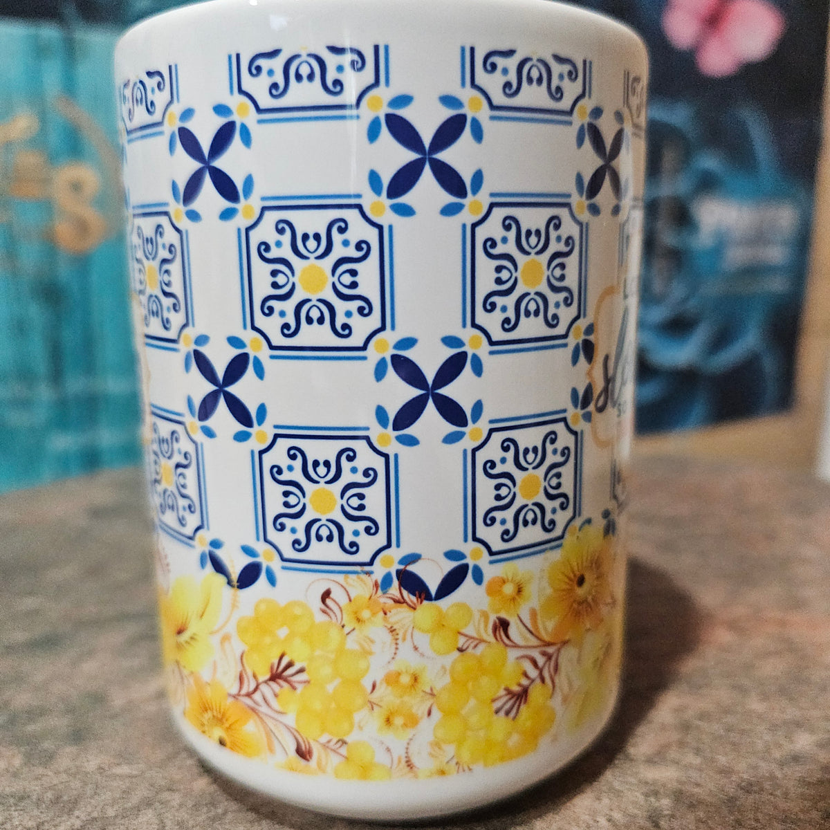 Slow Down | Christian Mom Mug – Blue
