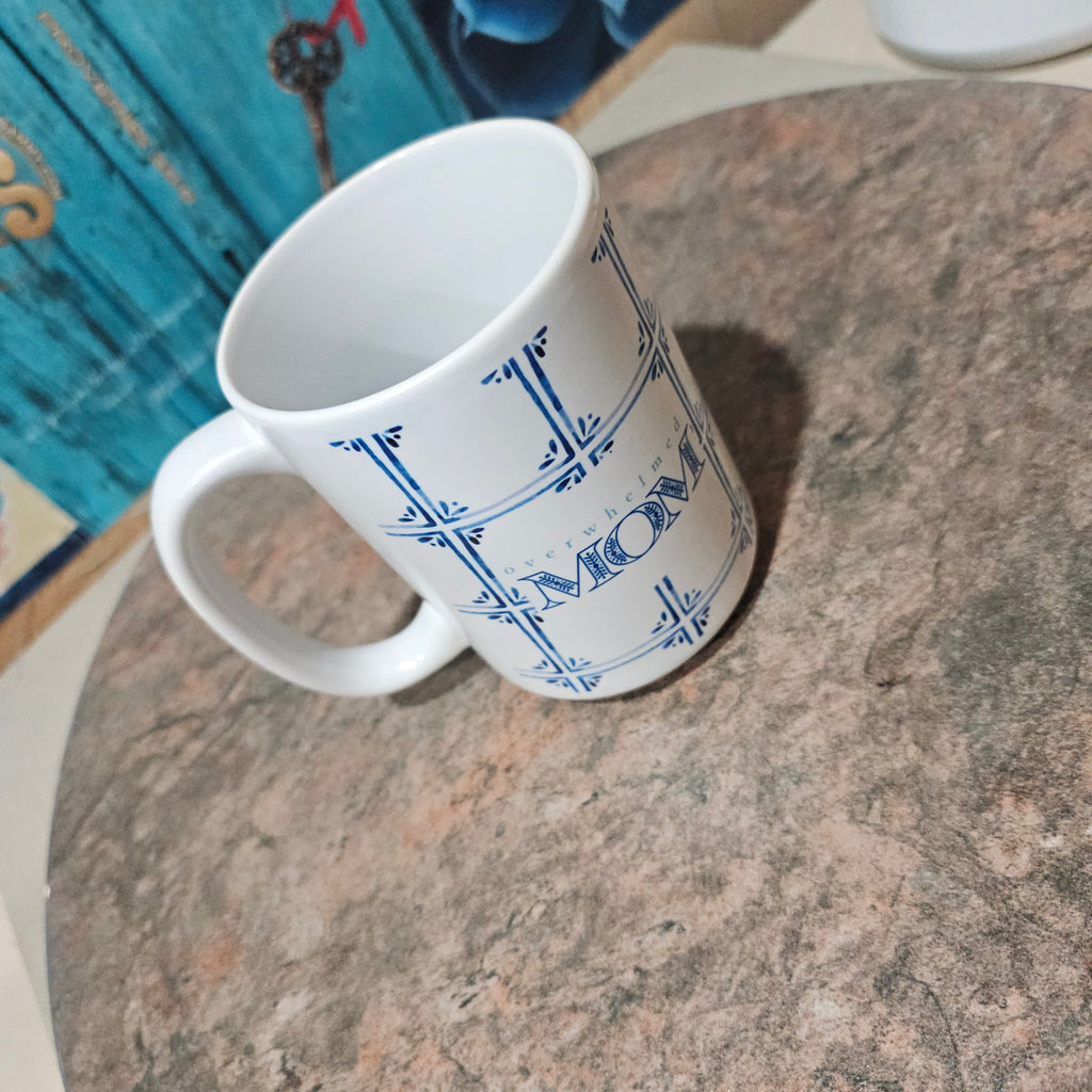 String Cheese | Christian Mom Coffee Mug – Blue
