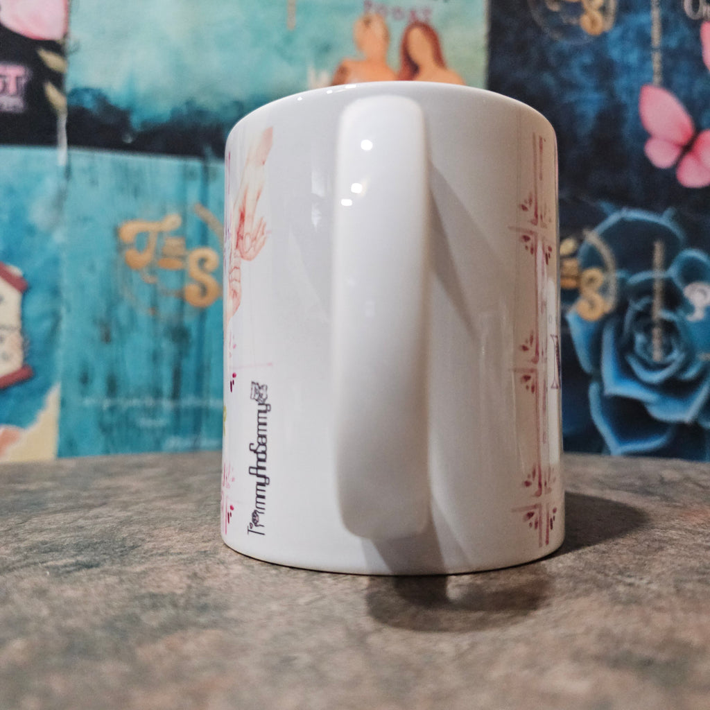 String Cheese | Christian Mom Coffee Mug – Blue
