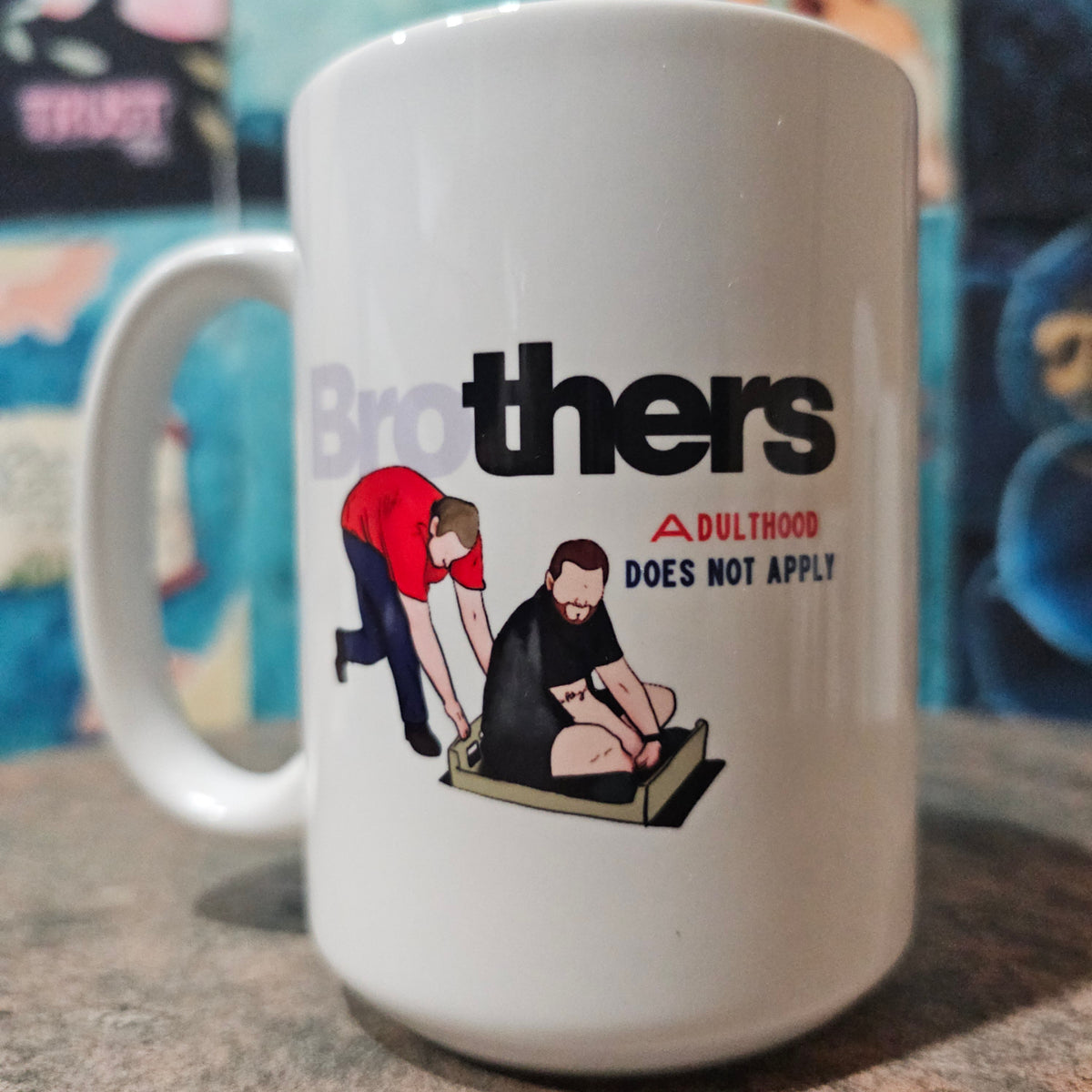 Brothers Adulthood Does Not Apply Mug | Funny Christian Brother Gift