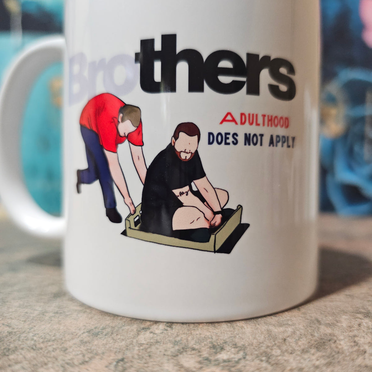 Brothers Adulthood Does Not Apply Mug | Funny Christian Brother Gift