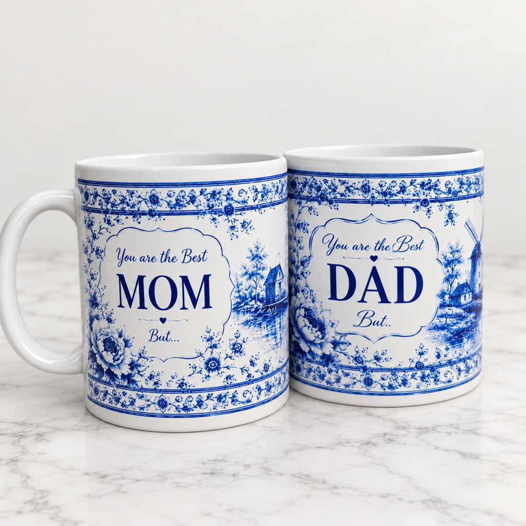 Pregnancy Reveal Dad Mug - Blue
