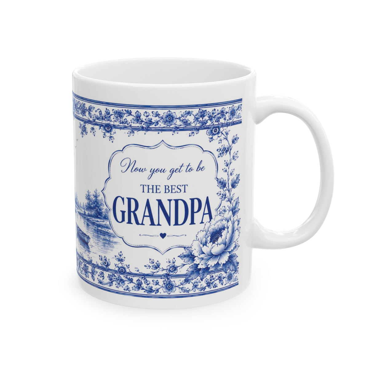 Pregnancy Reveal Dad Mug - Blue