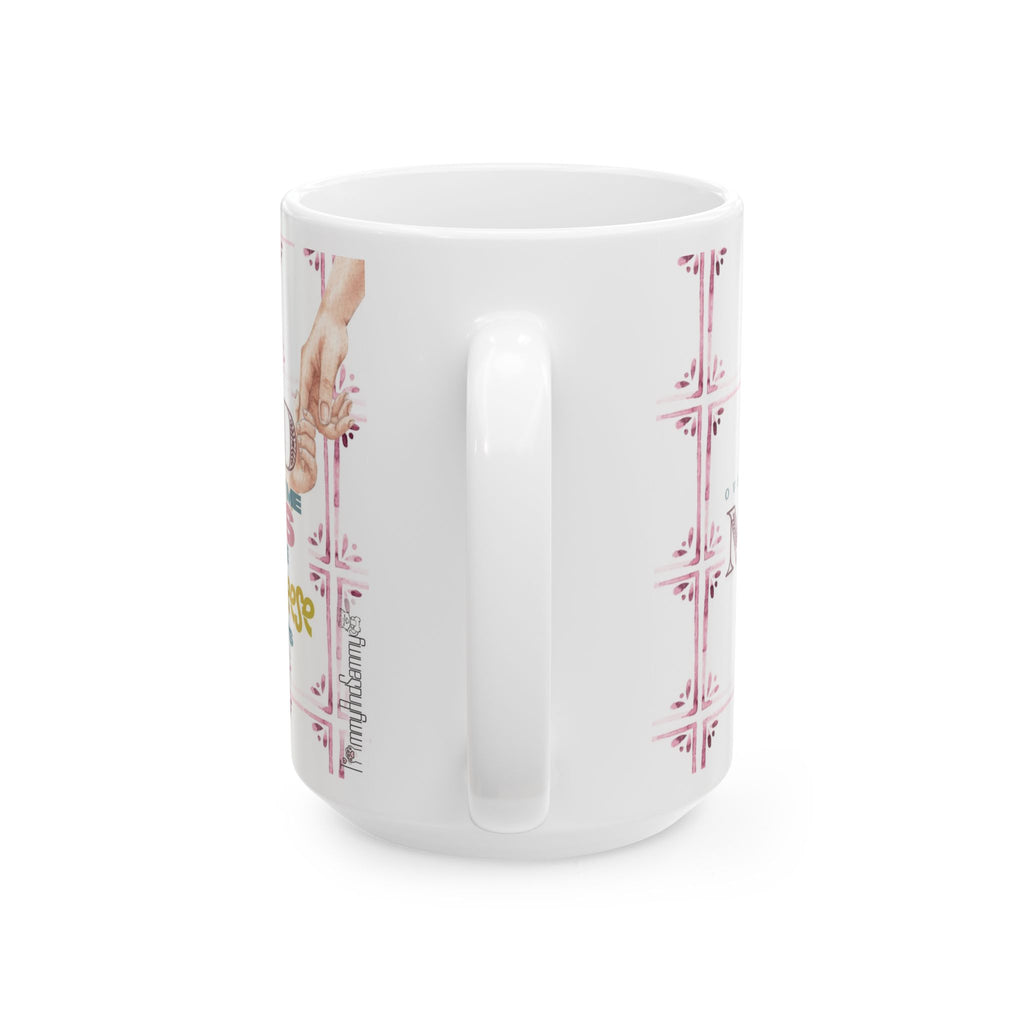String Cheese | Christian Mom Coffee Mug – Blue