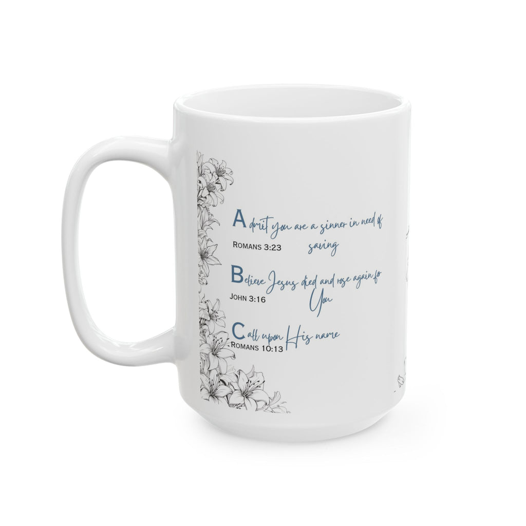 ABC Salvation Mug | Grace in Bloom | Gospel mug