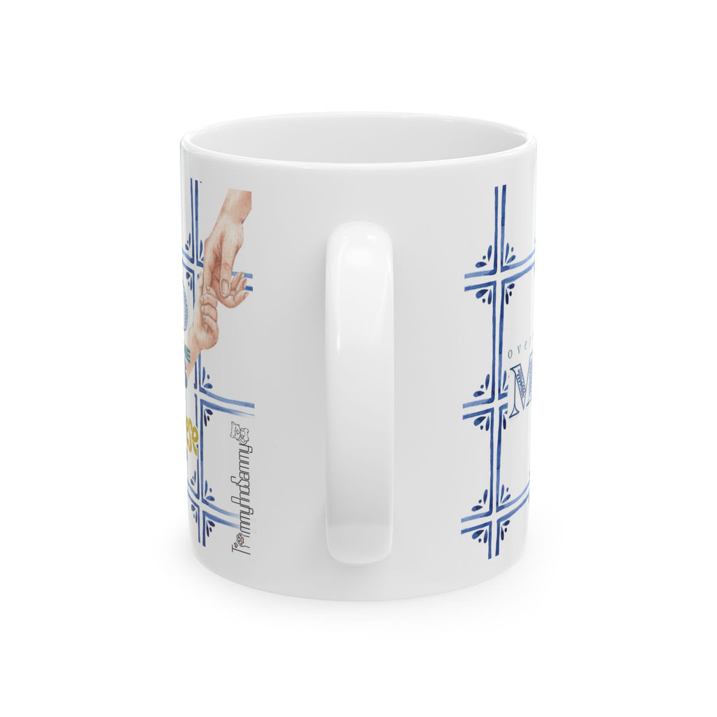 String Cheese | Christian Mom Coffee Mug – Blue