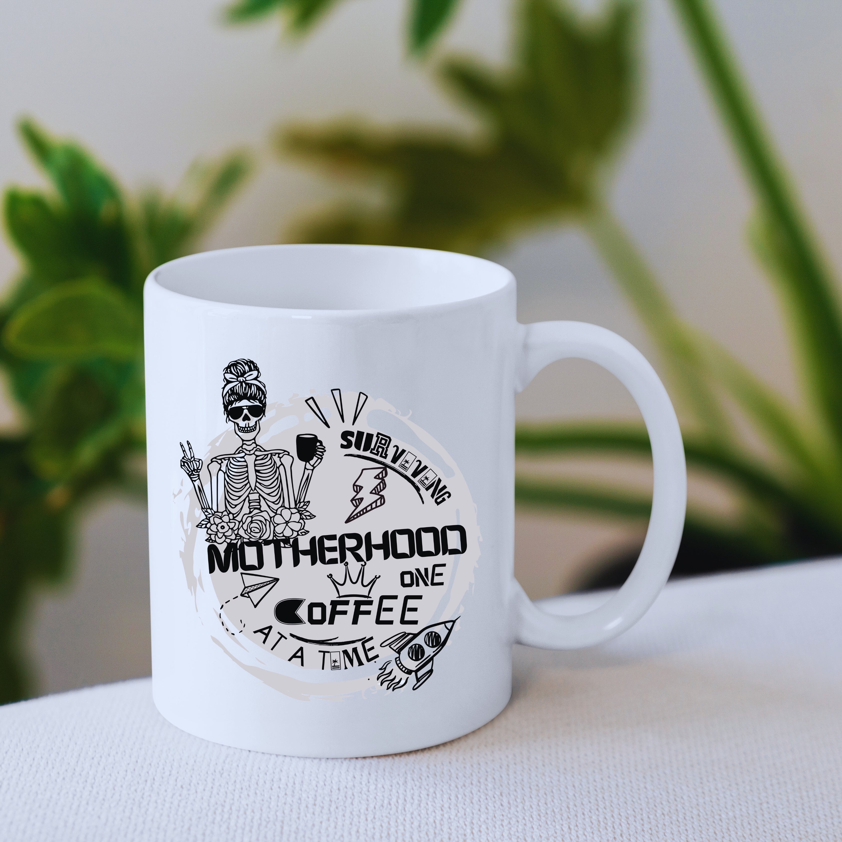 Surviving One coffee At A Time Mug image 3
