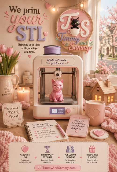 3D Prints from your STL files (Starting at $9)
