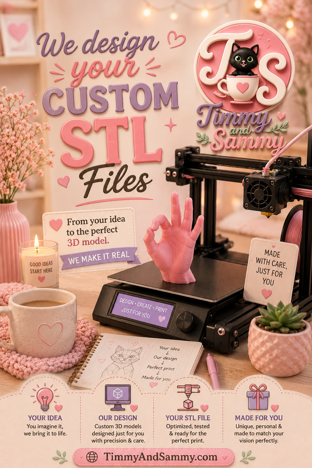 Custom 3D STL (starting at $15)