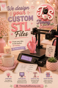 Custom 3D STL (starting at $15)