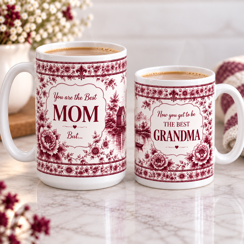 Pregnancy Announcement Mug Sets