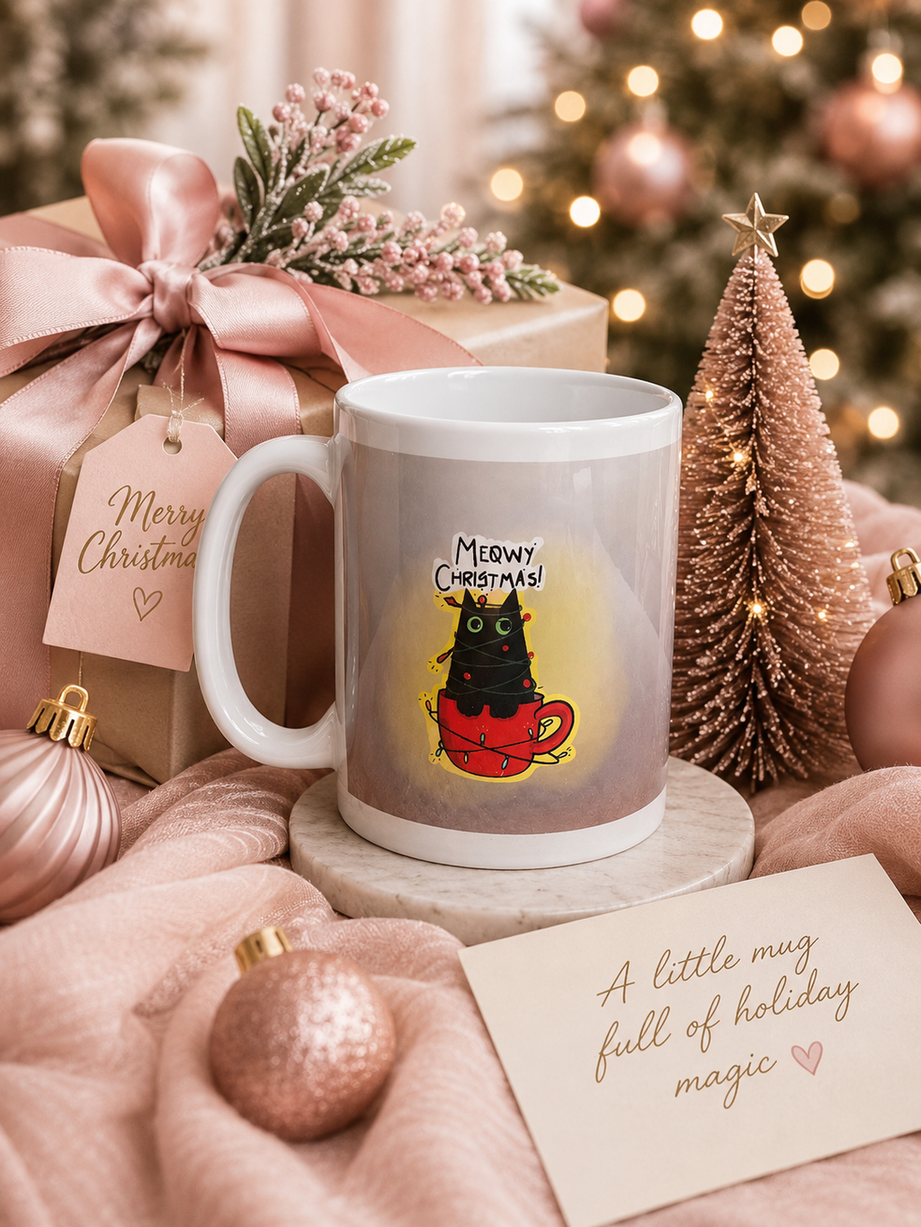 Meowy Christmas Sammy Mug