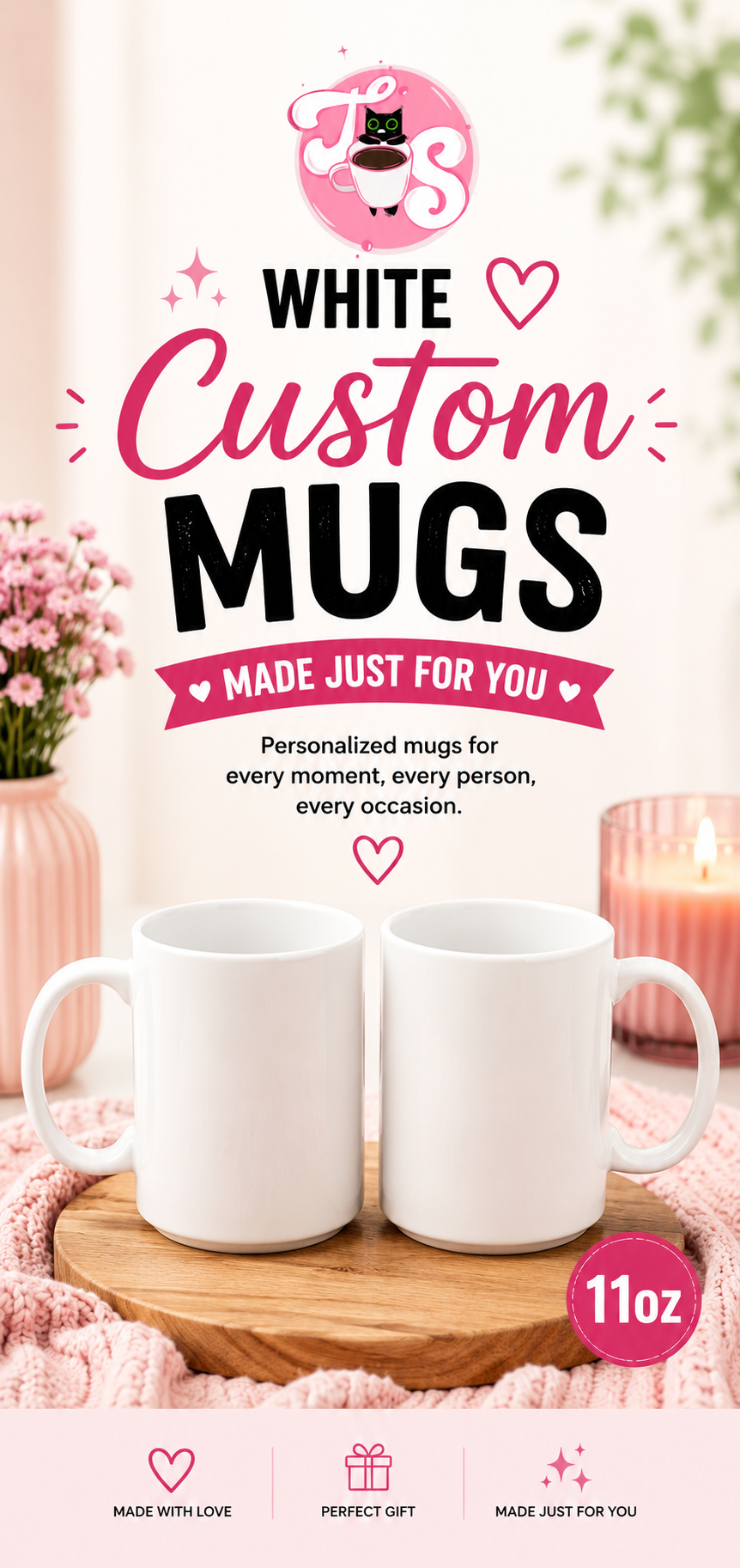 Custom Mug 11oz White