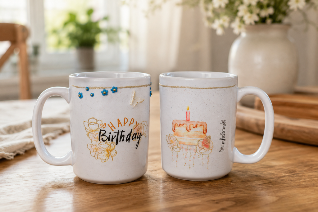 15oz Resin Happy Birthday Mug