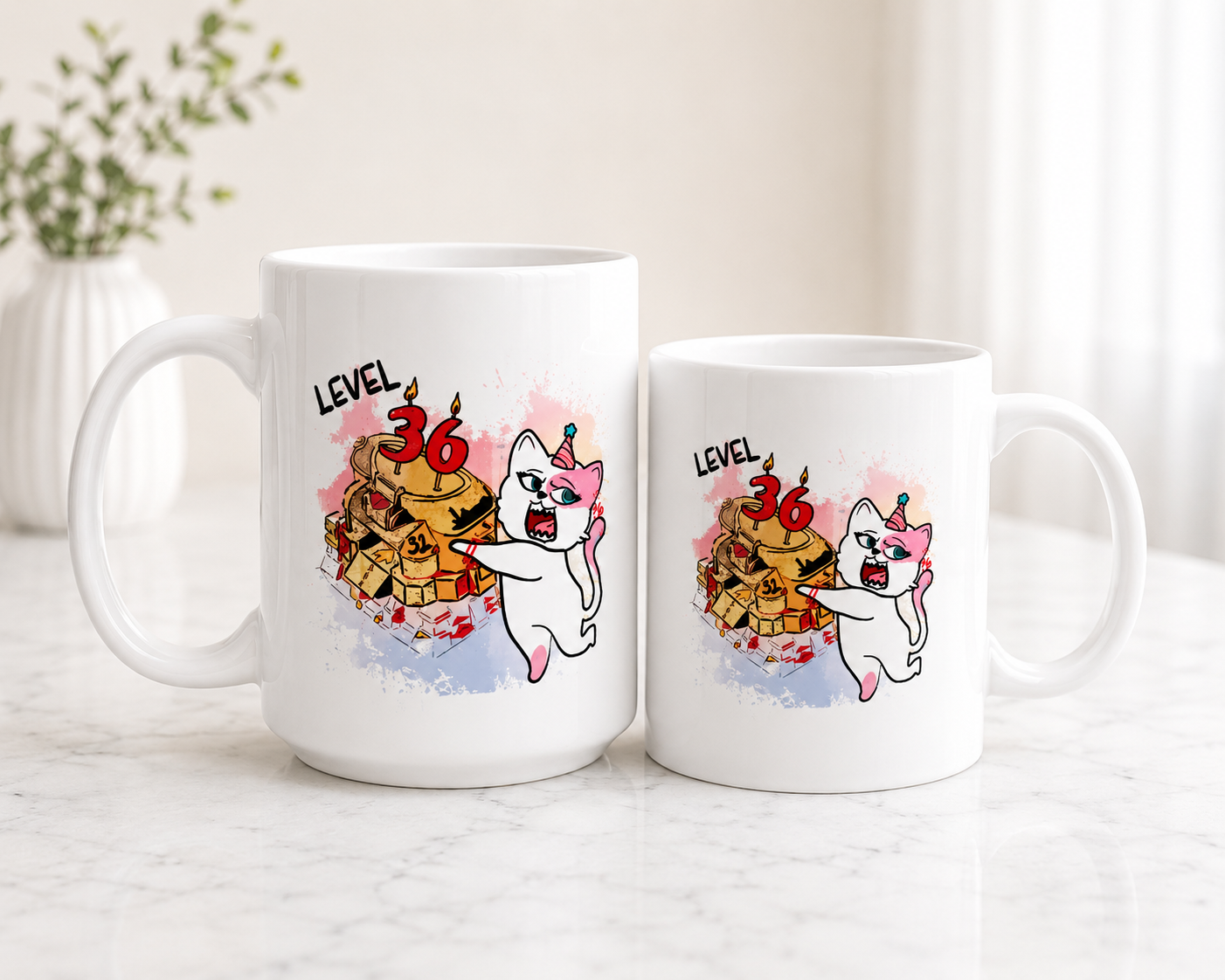 Level 36 Gamer Birthday Mug
