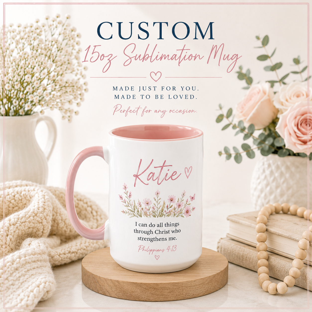 Custom Coloured Mugs 15oz