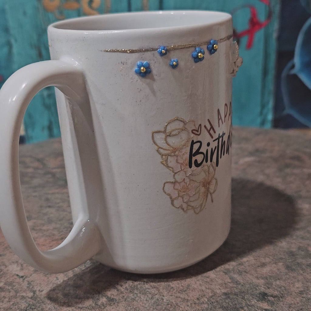 15oz Resin Happy Birthday Mug