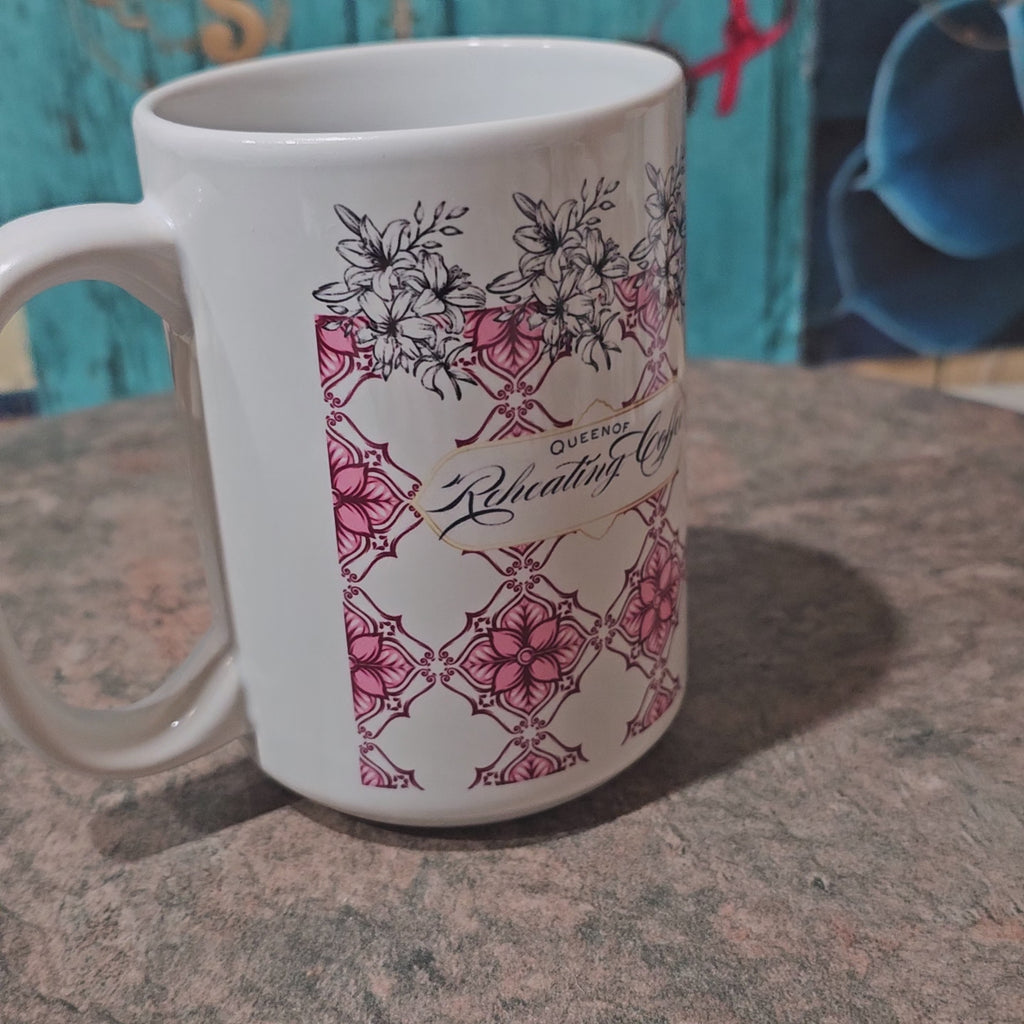 Reheating Queen | Mom Coffee Mug – Pink