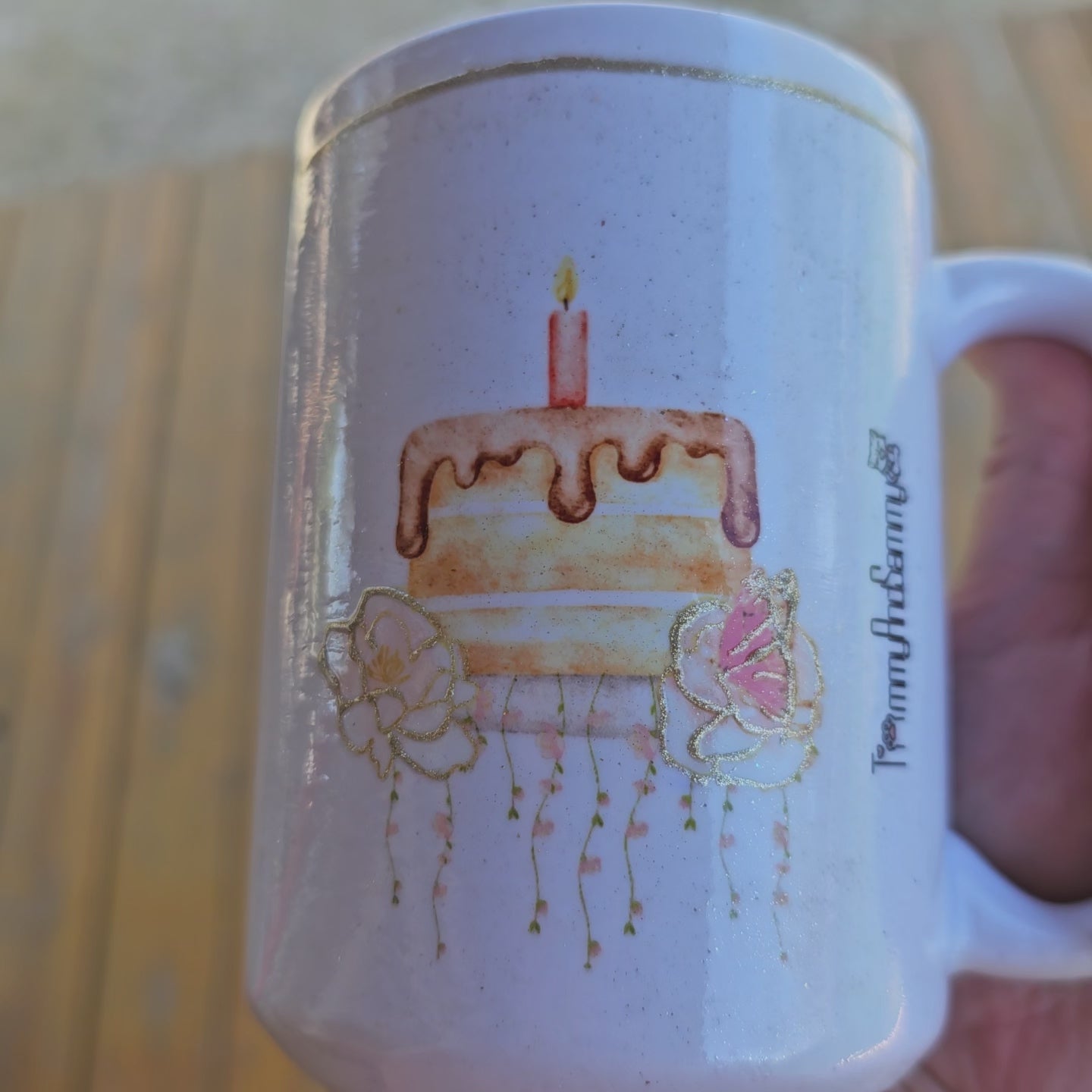 15oz Resin Happy Birthday Mug