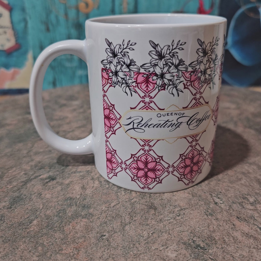 Reheating Queen | Mom Coffee Mug – Pink